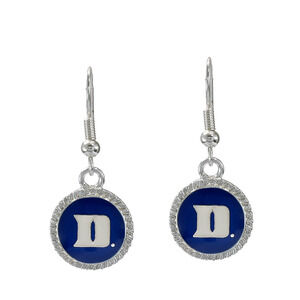 New Duke Blue Devils Euri Fish Hook Earrings, NCAA